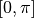 [0,\pi]